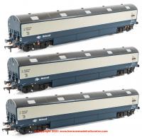 9624 Heljan Newton Chambers Car Transporter Pack - BR Blue and Grey - E96291 E96294 E96299